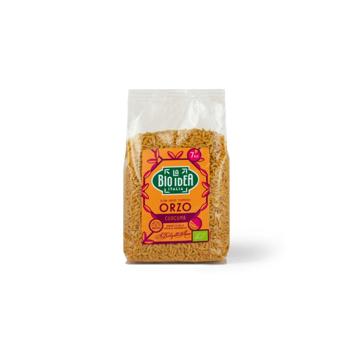 Orzo Gurkmeja & Svartpeppar EKO 400g i gruppen Råvaror & Dryck / Skafferiet / Pasta & Nudlar hos Rawfoodshop Scandinavia AB (23202)