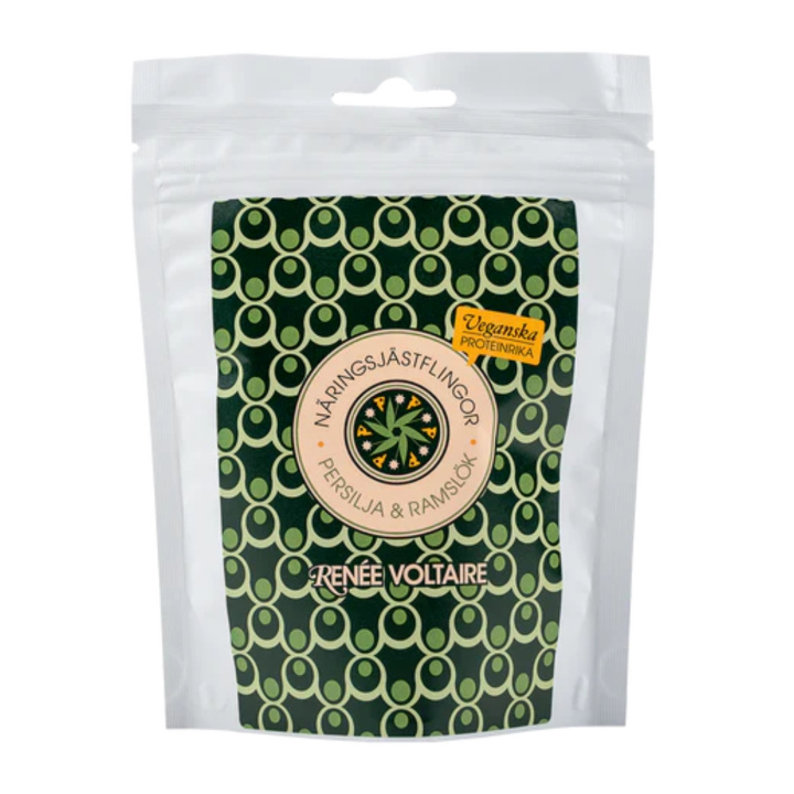 Näringsjästflingor Persilja & Ramslök 100g i gruppen Råvaror & Dryck / Skafferiet / Näringsjäst hos Rawfoodshop Scandinavia AB (2325)