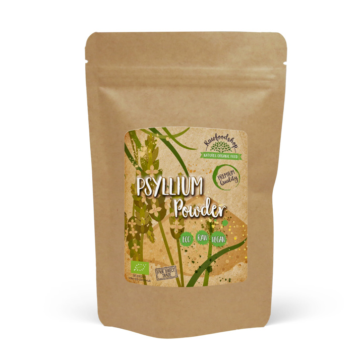 Psyllium Pulver EKO 100g i gruppen Råvaror & Dryck / Bakning / Ingredienser Övriga hos Rawfoodshop Scandinavia AB (235921)