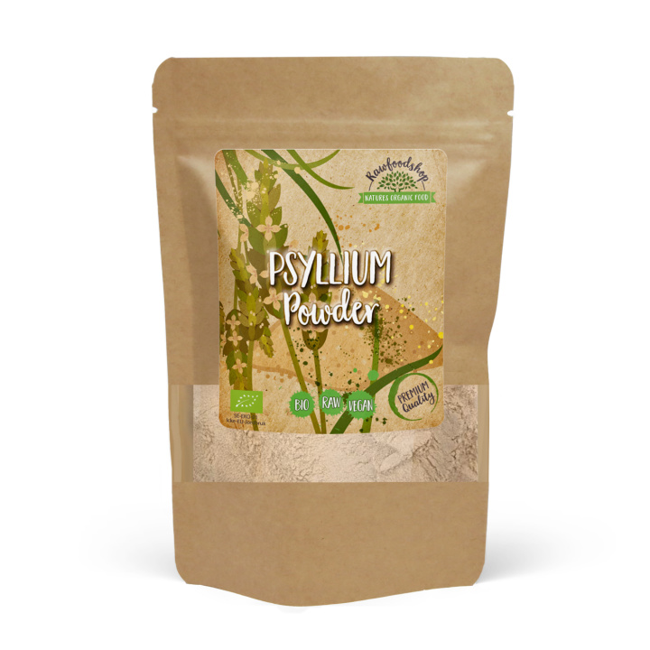 Psyllium Pulver EKO 100g i gruppen Råvaror & Dryck / Bakning / Ingredienser Övriga hos Rawfoodshop Scandinavia AB (235921)