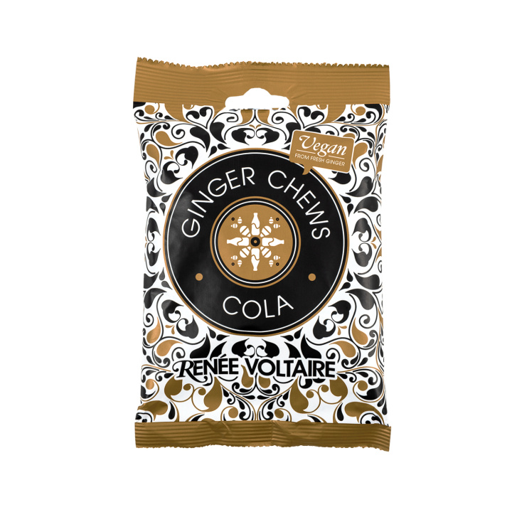 Ginger Chews Cola 120g i gruppen Råvaror & Dryck / Godis & Choklad / Godis hos Rawfoodshop Scandinavia AB (2443)