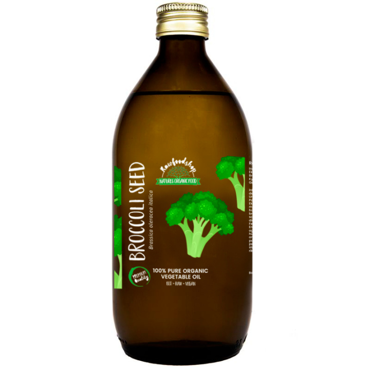 Broccolifröolja kallpressad EKO 50ml i gruppen OUTLET 20-80% / Hud & kropp 20-50% / Kampanj - Hud & kropp hos Rawfoodshop Scandinavia AB (30052-1)