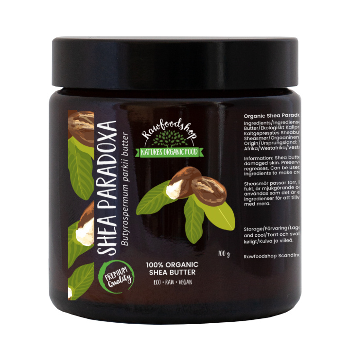 Sheasmör Paradoxa EKO 100g i gruppen Råvaror & Dryck / Skafferiet / Oljor / Smör & Fett hos Rawfoodshop Scandinavia AB (30054-1)