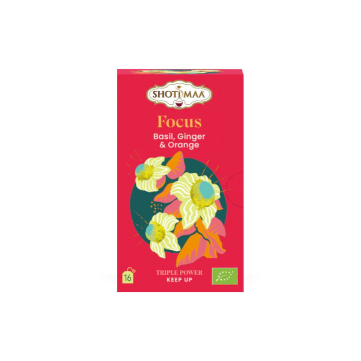 Basilika, Ingefära & Apelsin Infusion EKO 16 x 2g i gruppen Råvaror & Dryck / Drycker / Teer hos Rawfoodshop Scandinavia AB (3132-10)