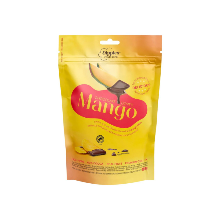 Mango med Mörk Choklad 100g i gruppen Råvaror & Dryck / Frukt & Bär / Mango hos Rawfoodshop Scandinavia AB (347)