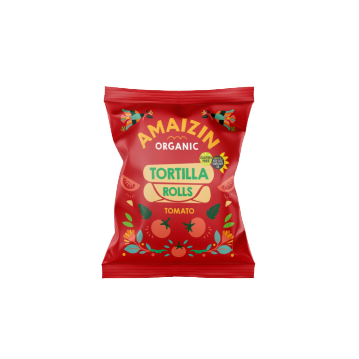 Tortilla Rolls Tomat EKO 100g i gruppen Råvaror & Dryck / Godis & Choklad / Snacks hos Rawfoodshop Scandinavia AB (39070)