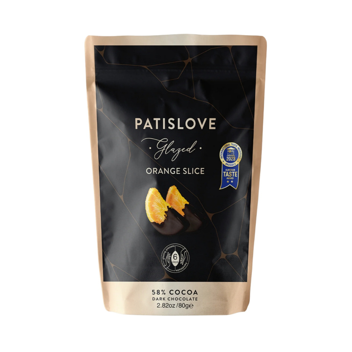 Apelsinskivor med Chokladdopp 80g i gruppen Råvaror & Dryck / Godis & Choklad / Snacks hos Rawfoodshop Scandinavia AB (40002090)