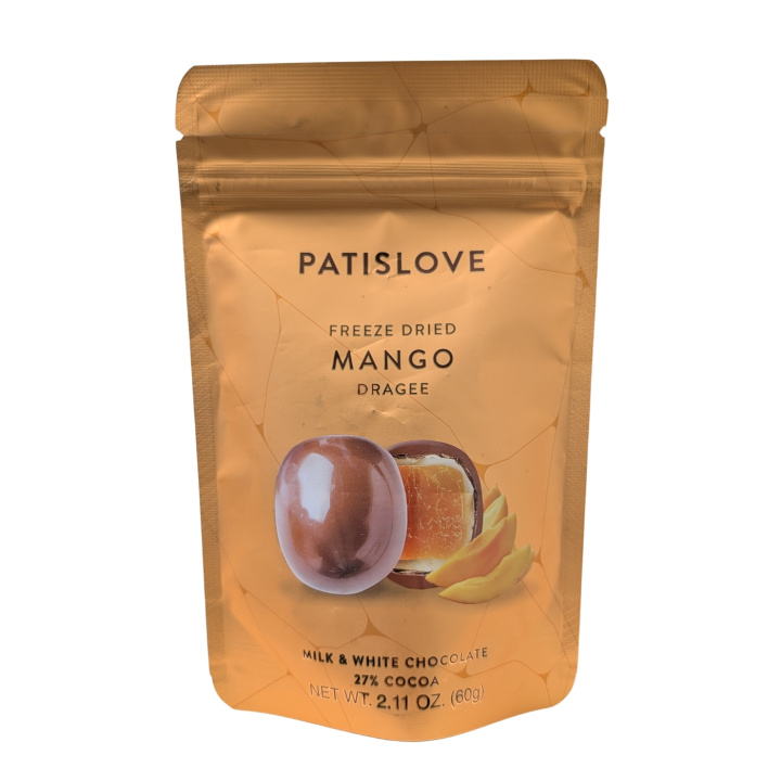 Frystorkad Mango i Mjölkchoklad 80g i gruppen Råvaror & Dryck / Frukt & Bär / Mango hos Rawfoodshop Scandinavia AB (40002147)