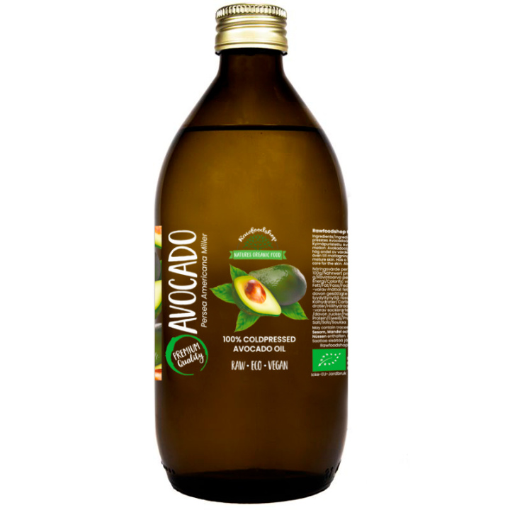 Avokadoolja EKO 50 ml i gruppen Hud & Kropp / Naturlig DIY / Vegetabiliska Oljor hos Rawfoodshop Scandinavia AB (40138-1)