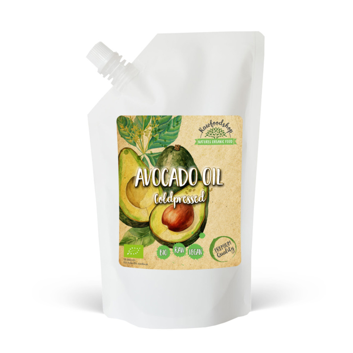 Avokadoolja EKO 1000 ml i gruppen Hud & Kropp / Naturlig DIY / Vegetabiliska Oljor hos Rawfoodshop Scandinavia AB (40138-4)