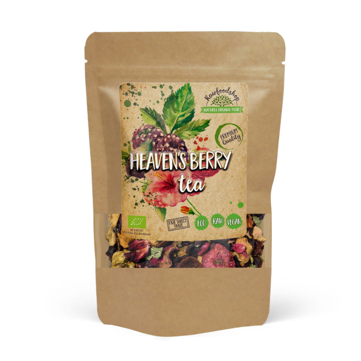 Heaven\'s Berry Te EKO 50g i gruppen Råvaror & Dryck / Drycker / Teer hos Rawfoodshop Scandinavia AB (402275)