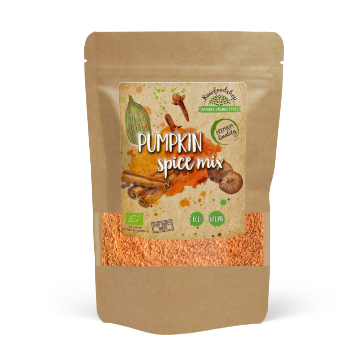Pumpkin Spice Mix EKO 100g i gruppen Råvaror & Dryck / Skafferiet / Kryddor & Salt hos Rawfoodshop Scandinavia AB (406501)