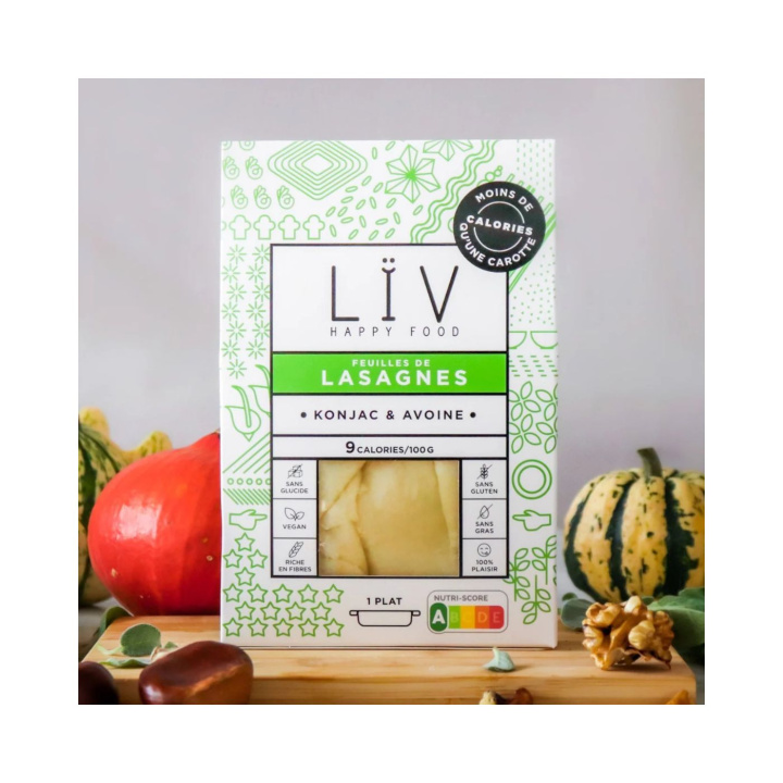 Shirataki Lasagneplattor Low Carb 200g i gruppen Råvaror & Dryck / Skafferiet / Pasta & Nudlar / Shirataki hos Rawfoodshop Scandinavia AB (41173007794325)