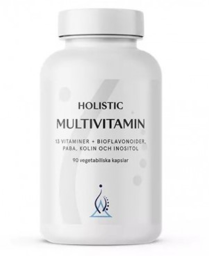 Holistic Multivitamin 90 kapslar i gruppen Kosttillskott / Vitaminer / Multivitaminer hos Rawfoodshop Scandinavia AB (41190)