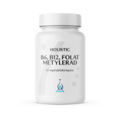 Holistic B6, B12, Folat Metylerad 60 kaps