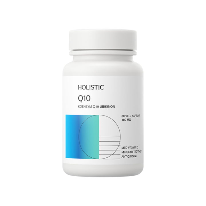 Holistic Q10 180mg, 60kaps i gruppen Kosttillskott / Övriga kosttillskott / Specialtillskott hos Rawfoodshop Scandinavia AB (41385)