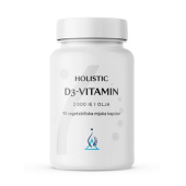 Holistic D3-vitamin 2000 i kokosolja 90kaps