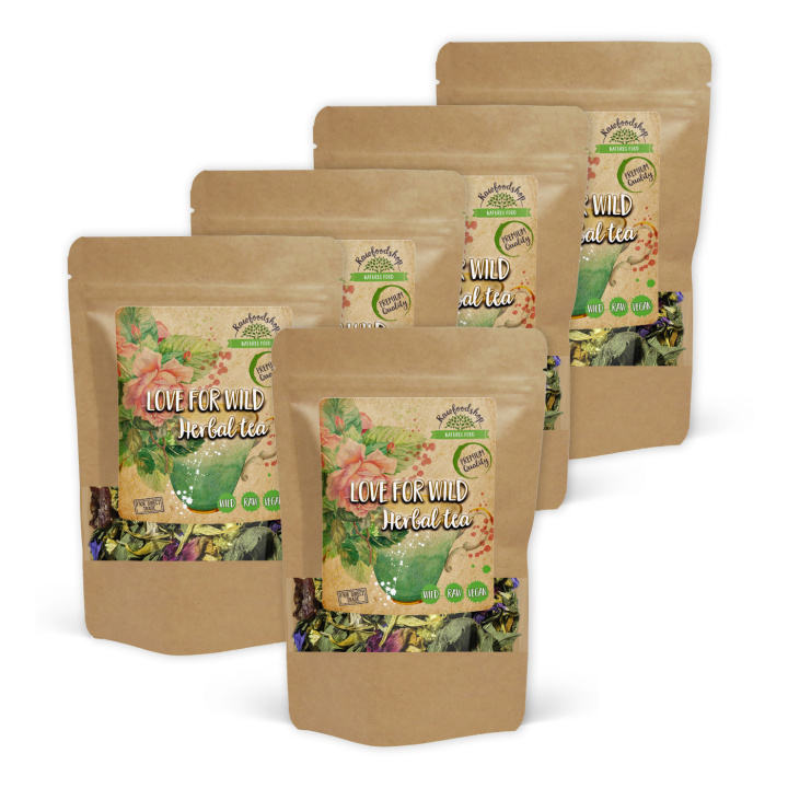 Love Herbs Vild Örtte 100g x 5 paket i gruppen Råvaror & Dryck / Drycker / Teer hos Rawfoodshop Scandinavia AB (43197-SET5)