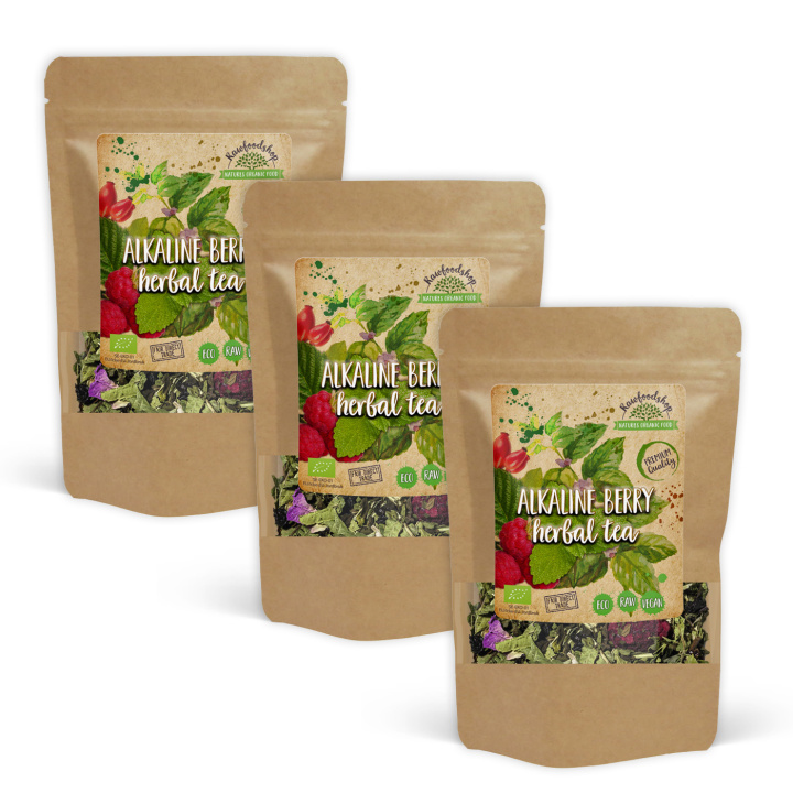 Bär & Ört Te EKO 100g x 3 paket i gruppen Råvaror & Dryck / Drycker / Teer hos Rawfoodshop Scandinavia AB (437121-SET3)