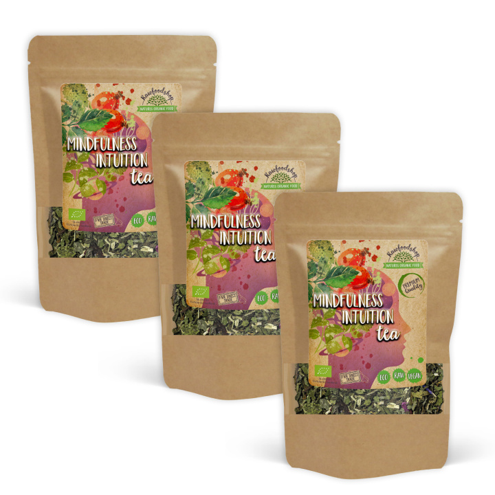 Mindfulness Intuition Te EKO 50g x 3 paket i gruppen Råvaror & Dryck / Drycker / Teer hos Rawfoodshop Scandinavia AB (437155-SET3)