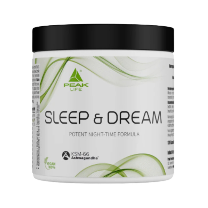 Sleep & Dream Sömn & Återhämtning 120 kapslar i gruppen Kosttillskott / Användningsområde / Lust & Energi hos Rawfoodshop Scandinavia AB (54523)
