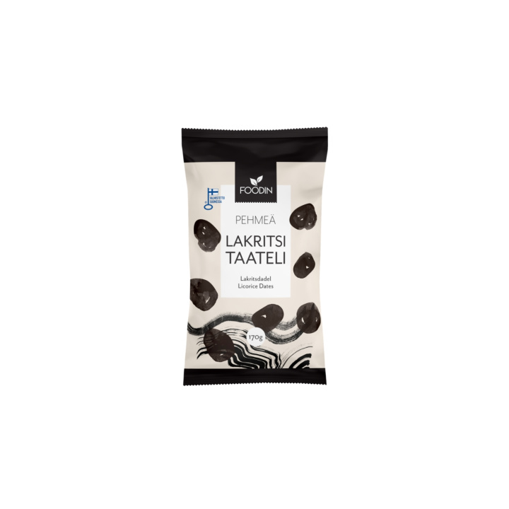 Lakrits Dadlar 170g i gruppen Råvaror & Dryck / Godis & Choklad / Godis hos Rawfoodshop Scandinavia AB (6430048231632)