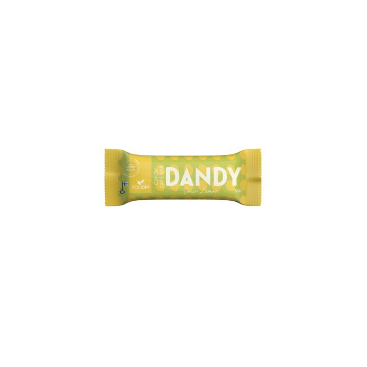 Dandy Dadel Bar Sur Citron 35g i gruppen Råvaror & Dryck / Godis & Choklad / Choklad & Bars hos Rawfoodshop Scandinavia AB (6430048239805)