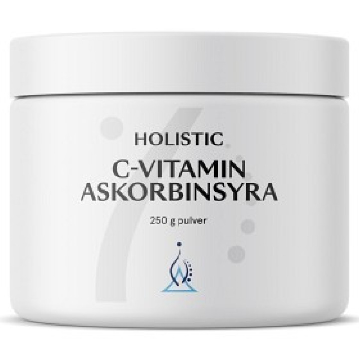 Holistic C-vitamin Askorbinsyra 250g i gruppen Kosttillskott / Vitaminer / Vitamin C hos Rawfoodshop Scandinavia AB (6603)