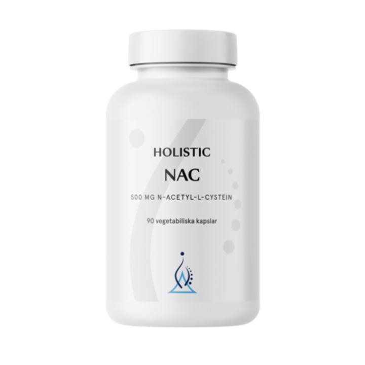 Holistic NAC 90kaps i gruppen Kosttillskott / Proteiner & Aminosyror / Aminosyror hos Rawfoodshop Scandinavia AB (66060)