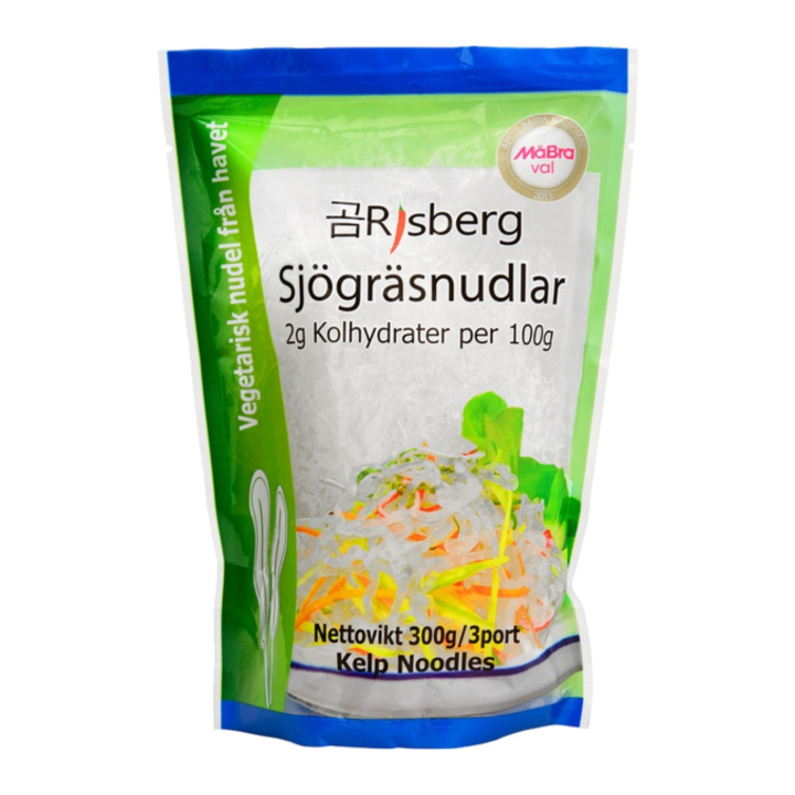 Sjögräsnudlar 300g i gruppen Råvaror & Dryck / Skafferiet / Pasta & Nudlar hos Rawfoodshop Scandinavia AB (682)