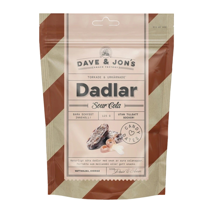 Dadlar Sour Cola 125g i gruppen Råvaror & Dryck / Frukt & Bär / Dadlar hos Rawfoodshop Scandinavia AB (740-1)
