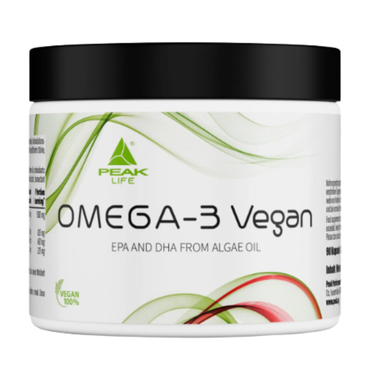 Vegansk Omega-3 EPA & DHA 90 kapslar i gruppen Kosttillskott / Övriga kosttillskott / Omega 3 & Fettsyror hos Rawfoodshop Scandinavia AB (77968)