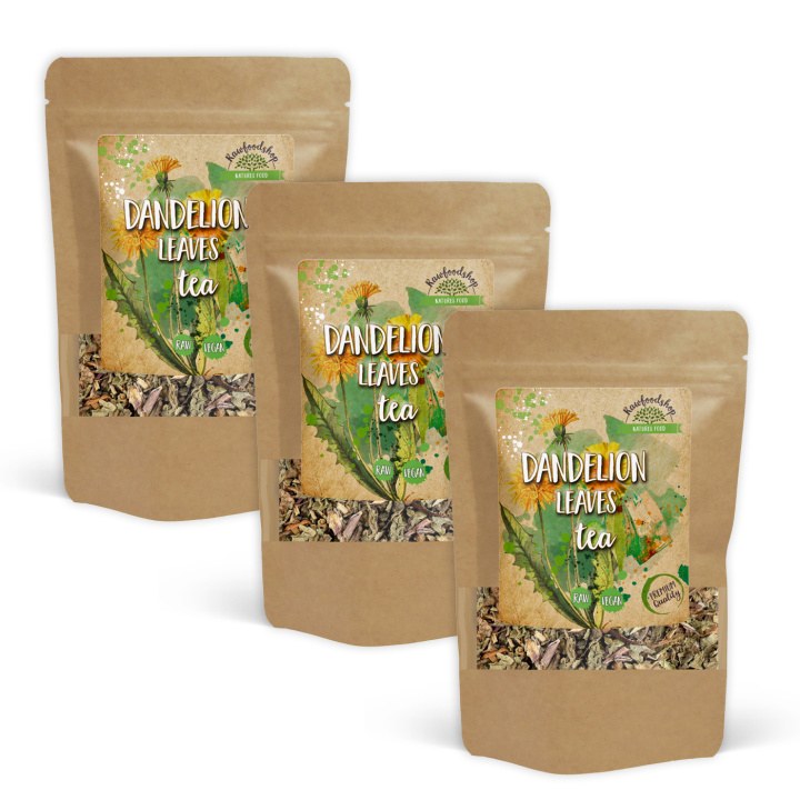 Maskrosblad Te 125g x 3 paket i gruppen Råvaror & Dryck / Drycker / Teer hos Rawfoodshop Scandinavia AB (82430125-SET3)