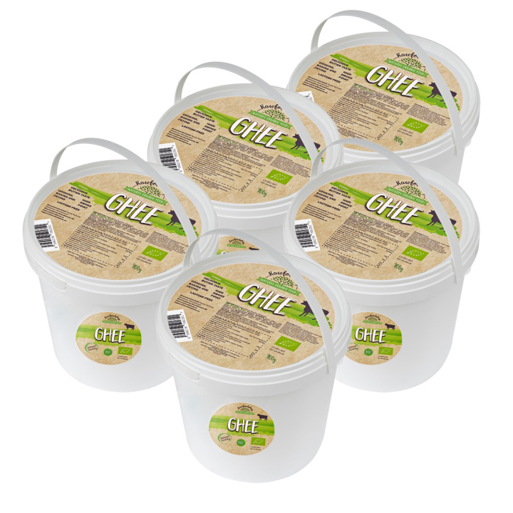 Ghee EKO 900g x 5 burkar i gruppen Råvaror & Dryck / Skafferiet / Smör & Krämiga Pålägg hos Rawfoodshop Scandinavia AB (8591351-SET5)