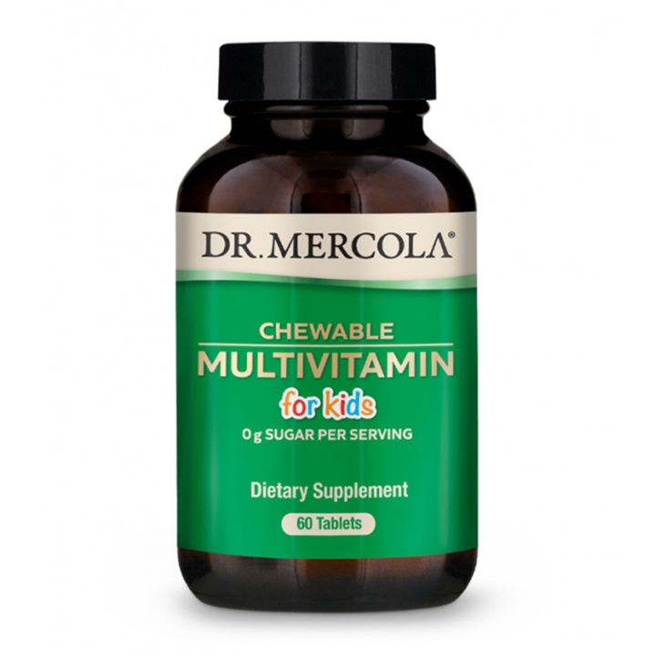 Dr. Mercola Tuggbar Multivitamin Barn 60tbl i gruppen Kosttillskott / Användningsområde / Barn hos Rawfoodshop Scandinavia AB (962)