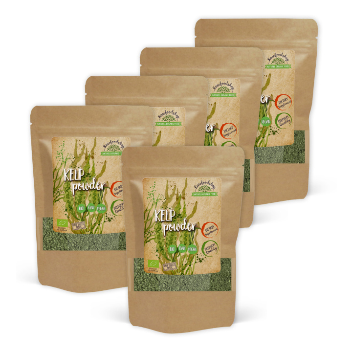 Kelp Pulver EKO 125g x 5 paket i gruppen OUTLET 20-80% / Kosttillskott 30-50% hos Rawfoodshop Scandinavia AB (A1003-SET5)