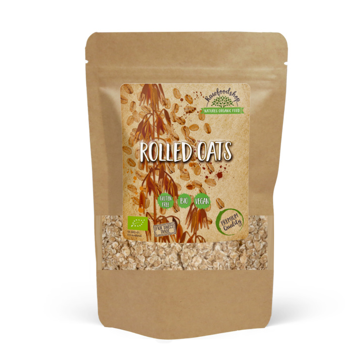 Havregryn Glutenfritt EKO 500g i gruppen Råvaror & Dryck / Bakning / Gryn, flingor & puffar hos Rawfoodshop Scandinavia AB (AB006)