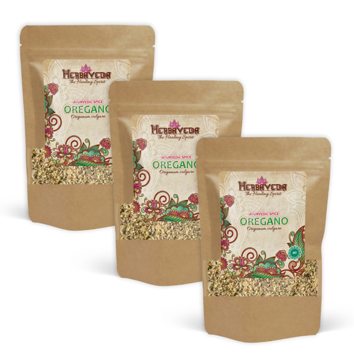 Oregano EKO 100g x 3 paket i gruppen Råvaror & Dryck / Skafferiet / Kryddor & Salt hos Rawfoodshop Scandinavia AB (AB0591-SET3)