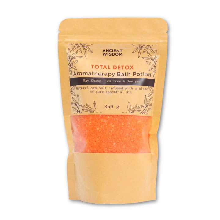 Badsalt Total Detox 350g i gruppen Hud & Kropp / Bad & Spa / Badsalt hos Rawfoodshop Scandinavia AB (ABPCUL02)