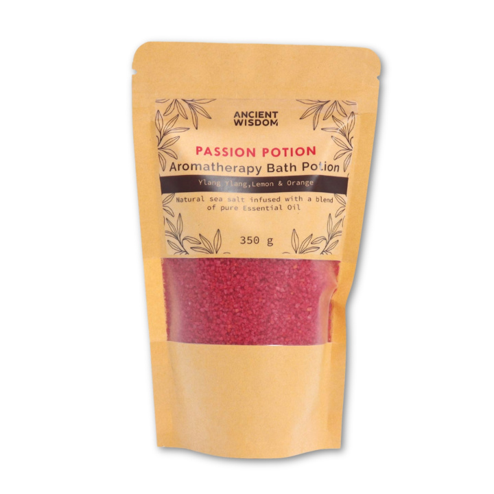 Badsalt Passion 350g i gruppen Hud & Kropp / Bad & Spa / Badsalt hos Rawfoodshop Scandinavia AB (ABPCUL04)