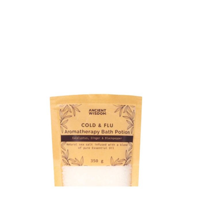 Badsalt Cold & Flu 350g i gruppen OUTLET 20-80% / Hud & kropp 20-50% / Kampanj - Hud & kropp hos Rawfoodshop Scandinavia AB (ABPCUL06)