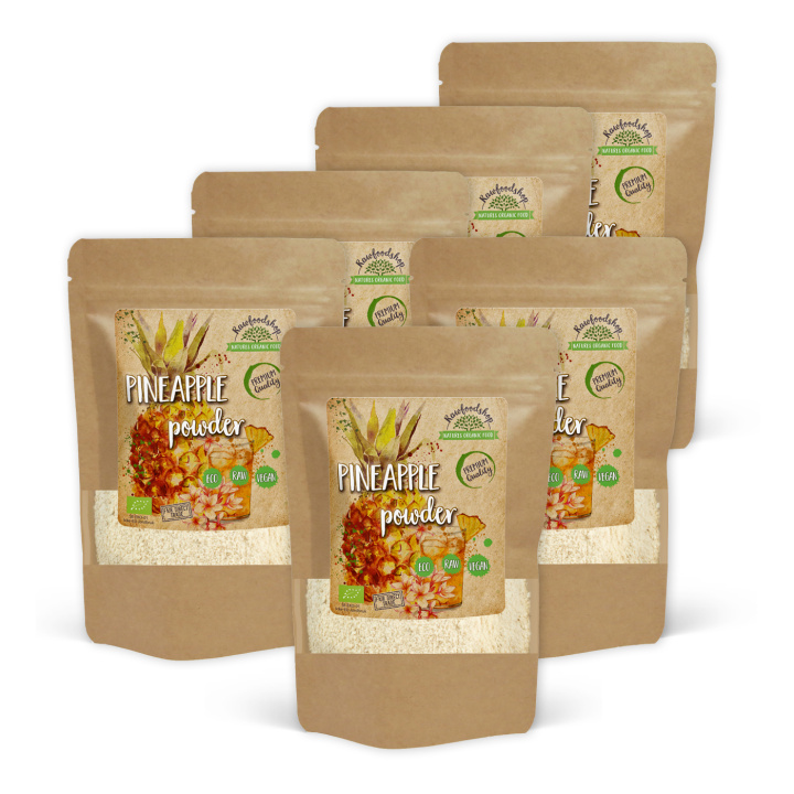 Ananaspulver EKO 100g x 6 paket i gruppen Råvaror & Dryck / Frukt & Bär / Ananas hos Rawfoodshop Scandinavia AB (ANP10-SET)