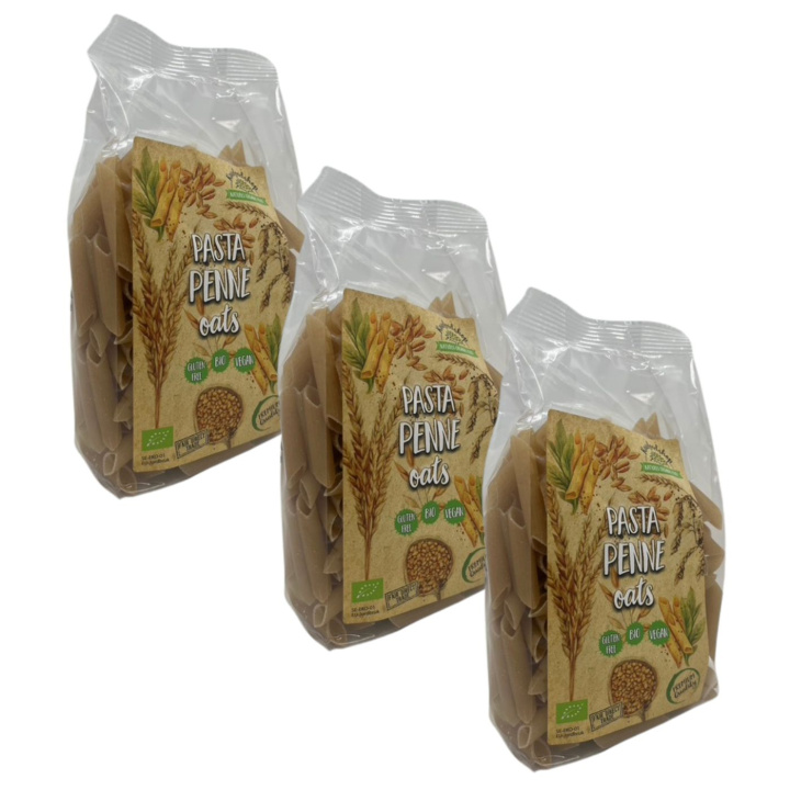 Pasta Havre Penne EKO 1kg x 3 paket i gruppen Råvaror & Dryck / Skafferiet / Pasta & Nudlar hos Rawfoodshop Scandinavia AB (AVBPEN1KG6PZ-SET3)