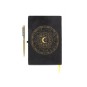 Dagbok Astrologi med Kulspetspenna Svart Obsidian