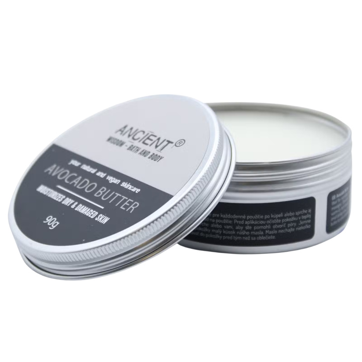 Body Butter Pure Avocado Butter 90g i gruppen Hud & Kropp / Kropp / Body lotion & olja hos Rawfoodshop Scandinavia AB (BB-03)