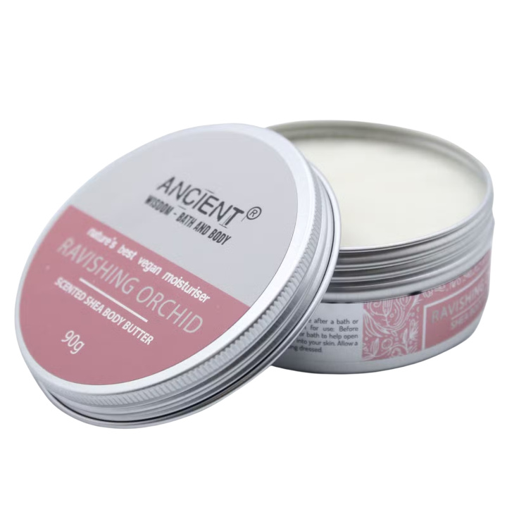 Body Butter Ravishing Orchid 90g i gruppen Hud & Kropp / Kropp / Body lotion & olja hos Rawfoodshop Scandinavia AB (BBFO-03)