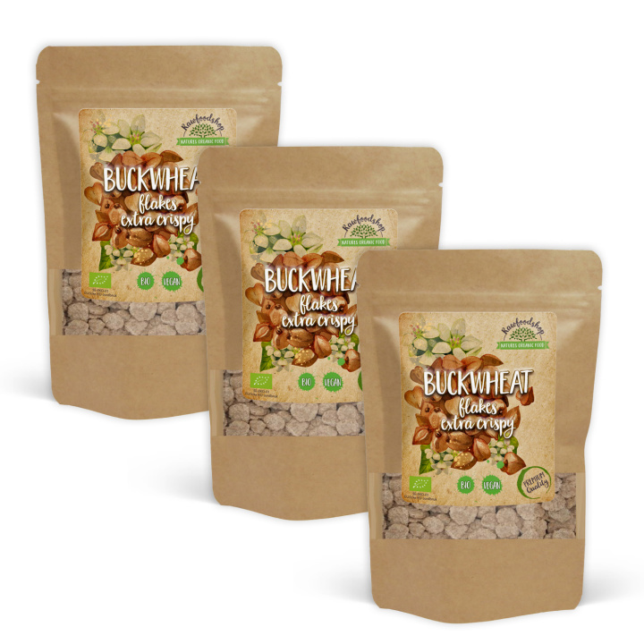 Boveteflakes Krispiga EKO 200g x 3 paket i gruppen Råvaror & Dryck / Bakning / Gryn, flingor & puffar hos Rawfoodshop Scandinavia AB (BFK20-SET3)