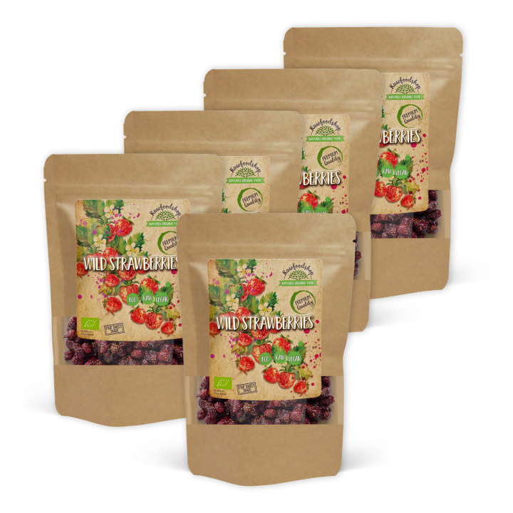 Smultron EKO 100g x 5 paket i gruppen Råvaror & Dryck / Frukt & Bär / Övriga Frukt & Bär hos Rawfoodshop Scandinavia AB (BIOFR1010010-SET5)