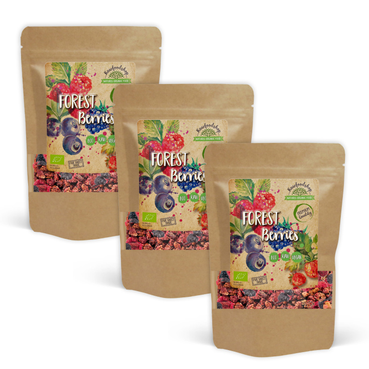 Skogsbär EKO 100g x 3 paket i gruppen Råvaror & Dryck / Frukt & Bär / Övriga Frukt & Bär hos Rawfoodshop Scandinavia AB (BIOFRUI011001-SET3)