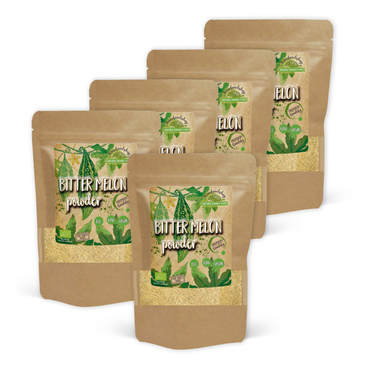 Bittermelon EKO 100g x 5 paket i gruppen Råvaror & Dryck / Frukt & Bär / Övriga Frukt & Bär hos Rawfoodshop Scandinavia AB (BIT01-SET5)